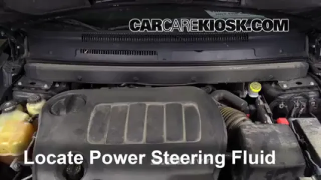 2011 Dodge Journey Mainstreet 3.6L V6 FlexFuel Liquide de direction assistée Vérifier le niveau de liquide